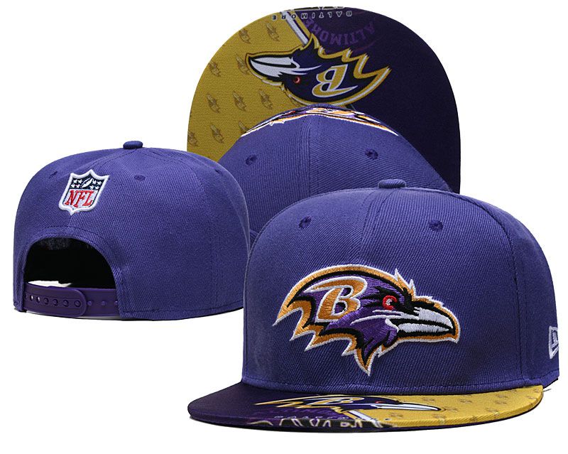 2022 NFL Baltimore Ravens Hat YS09242->->Sports Caps
